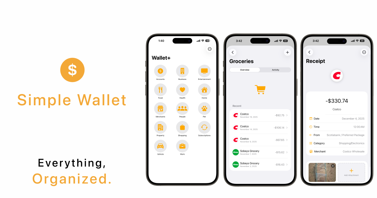 Simple Wallet - See Where It All Goes